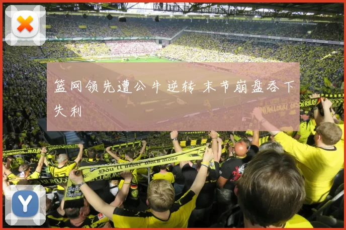 篮网领先遭公牛逆转 末节崩盘吞下失利